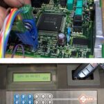 Car ECM programming process showing computer chip reprogramming and key fob programming, highlighting car ecm programming near me services.