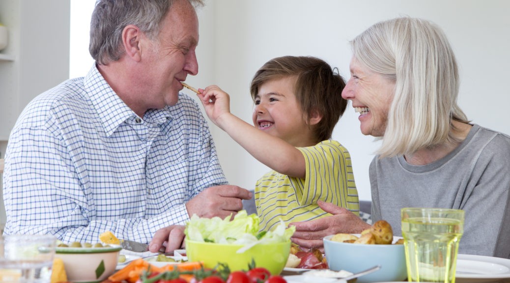 Grandparents raising grandchildren, symbolizing kinship care